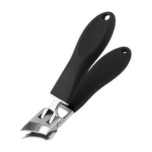 OUDQFCJ 2 coupe-ongles obliques et courb&eacute;s, avec r&eacute;cipient collecteur coupe-ongles sans &eacute;claboussures, ergonomique et poign&eacute;e antid&eacute;rapante (Mapico, neuf)