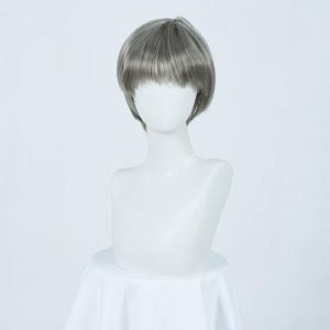 Perruque Cosplay Anime Pour Inumaki Toge Cheveux Courts Résistants À La Chaleur Perruques Synthétiques De Fête De Costume D'halloween (tianyuyoupin, neuf)
