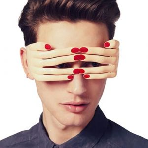 OUDQFCJ Party Lunettes Drôles à Doigts Fantaisie Deguisement pour Accessoires de Fête Lune Drôles pour Halloween et Fête Masquée (Mapico, neuf)