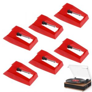 6 pi&egrave;ces pour Saphir Platine Vinyle, Diamant Platine Vinyle, Aiguille Tourne Disque, Tete De Lecture Platine Vinyle, Disque pour Platine Vinyle, pour Tourne Disque Vinyle, Aiguilles Tourne Disque. (AMAAL ABD LIMITED, neuf)