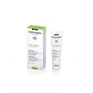 ISISPHARMA TEEN DERM – K Concentrate Crème – Soin Concentré Nuit Anti-imperfections 30 ml - Nouvelle formule sans parfum - Peaux Mixtes à Grasses Tendance Acnéique - Fabrication Française (IsisPharma, neuf)