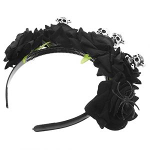 Beaupretty Bandeau cerceaux de cheveux de crâne coiffe de crâne de cosplay cerceaux de cheveux rose tête de mort halloween deguisement haloween coiffe de cosplay coiffe pour cosplay Plastique (lorianca, neuf)