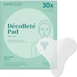 APRICOT - Tampon anti-rides en silicone m&eacute;dical &agrave; l'aloe vera - R&eacute;utilisable jusqu'&agrave; 30 fois - Test&eacute; dermatologiquement - V&eacute;g&eacute;talien et sans cruaut&eacute; envers les animaux - Pad anti-rides (Apricot GmbH, neuf)