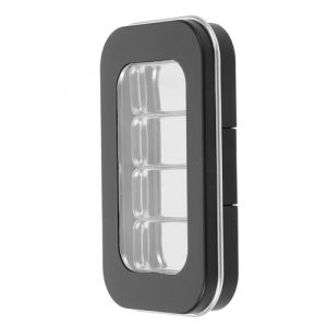 MUSISALY Bo&icirc;te Magn&eacute;tique De Palettes De Maquillage Vide Taille s Bo&icirc;te De Rangement Noire Mate Pour Godets De Fards &agrave; Paupi&egrave;res Et Blush, Adapt&eacute;e Pour Maquillage Portable Et Personnalis&eacute; (YangF, neuf)