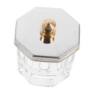 DEARMAMY Godet pour Vernis &agrave; Ongles avec Couvercle M&eacute;tal Pot pour Ongles et Manucure R&eacute;cipient pour M&eacute;langer Couleurs et Nettoyer Pinceaux (Liiane, neuf)