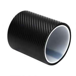 HENGBIRD Film de protection de peinture pour voiture - Noir - 10 cm x 3 m - Film de protection de peinture pour voiture - Film de carbone adh&eacute;sif pour seuil de porte de voiture (yuanmafuzhuang, neuf)