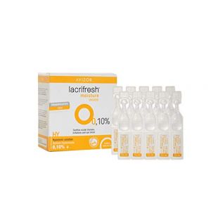 Avizor Lacrifresh Moisture 0.10%. Monodose 20 Ampoules 0,4 ml de Gouttes Oculaires pour Soulager Symptômes d'Irritation Oculaire, 8 ml (DistroFarma, neuf)