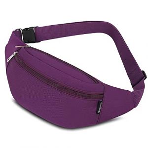 Sacs Banane Ville De Sécurité pour Voyage Randonnée Homme Femme, ACS de Sport Vélo à Dos Waist Fanny Pack Running Outdoor Sport de Randonnée (Violet) (Ridirun, neuf)