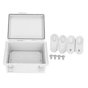 Bo&icirc;te de Jonction Externe en Plastique, 220x170x110mm ABS Etanche IP67 Connecteurs Bo&icirc;te de Projet de D&eacute;rivation de Carte de Circuit &eacute;tanche Rectangulaire Electrique pour Ext&eacute;rieur ou Int&eacute;rieur (Fangzoun, neuf)