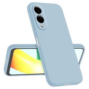 Longstong Coque Compatible avec Samsung Galaxy S25 Edge (6.7"), Fine Antichoc Personnalis&eacute;e Design Minimaliste - Bleu fum&eacute; (Longstong, neuf)