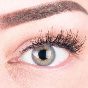 Glamlens lentilles de couleur bleu naturelles color&eacute;es tr&egrave;s haute opacit&eacute; Rose Blue + &eacute;tuis &agrave; lentilles de contact I 1 paire (2 pi&egrave;ces) I DIA 14,00 I sans correction I 0,00 Dioptries (MeralenS, neuf)