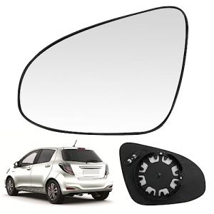 Verre de R&eacute;troviseur Compatible avec Toyota Yaris 2014-2018 Glace De R&eacute;troviseur Chauffant (Gauche) (rashion, neuf)