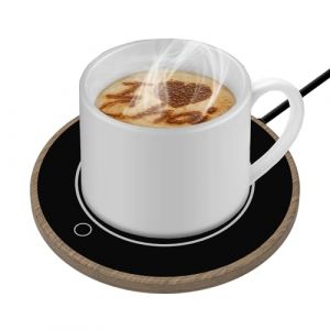 Chauffe Tasse &eacute;lectrique, R&eacute;chauffe Tasse &agrave; Caf&eacute; avec 2 R&eacute;glages de Temp&eacute;rature, Plaque Chauffante &agrave; Caf&eacute; avec Arr&ecirc;t Automatique apr&egrave;s 8 Heures Maintien Th&eacute; Lait Caf&eacute; au Chaud (Yongyao Flagship Store, neuf)
