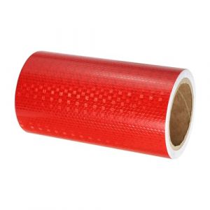 PATIKIL Ruban R&eacute;fl&eacute;chissant Adh&eacute;sif Rouge 1 Rouleau 20cm x 10 M&egrave;tres Ruban Adh&eacute;sif R&eacute;fl&eacute;chissant de S&eacute;curit&eacute; Imperm&eacute;able et Haute Visibilit&eacute; pour Camions, Remorques, Voitures (PATIKIL UK, neuf)
