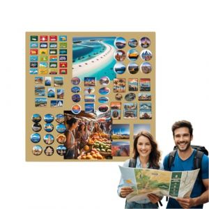 Anwicar Tableau Magn&eacute;tique - Tableau Effa&ccedil;able en Acier - Id&eacute;al pour Aimants et Notes - Tableau Noir Magn&eacute;tique Mural - Compatible avec Marqueurs Craie - Kit de Montage Inclus - 50x50 cm - Dor&eacute; (Anwicar, neuf)