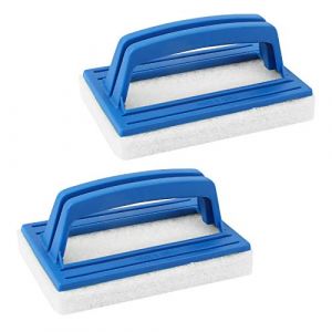 Yangfei 2pcs Brosse Éponge Ligne d'eau, Brosse De Nettoyage De Piscine Brosse De Piscine en Plastique Brosse Ligne d’Eau Piscine pour Nettoyer Piscine Spa Baignoires Murs (14.5 * 7cm) (ISPAS STORE S.R.L.*, neuf)