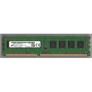 4Go RAM PC DIMM Micron MT8JTF51264AZ-1G6E1 DDR3 PC3-12800U 1Rx8 CL11 1600MHz (BETTY ST CO, neuf)