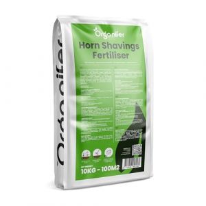 Copeaux De Corne 1-6 Mm - 10 Kg Pour 100 M2 - Engrais Azot&eacute; Organique 14% N Pour L&eacute;gumes, Fruits, Pelouses Et Plantes Ornementales - Nutrition Longue Dur&eacute;e, Am&eacute;lioration Des Sols - Organifer (Wilpe Store, neuf)