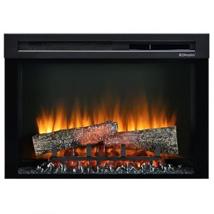Dimplex Chemin&eacute;e &eacute;lectrique XHD 26'' / 66 cm &ndash; Chemin&eacute;e Murale avec Chauffage &ndash; 1400W &ndash; Effet de Flamme LED Optiflame &ndash; Chauffage activable &ndash; T&eacute;l&eacute;commande Incluse (Dimplex, neuf)