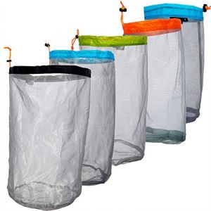 Ultralight uff Sacs Maille Cordon Sac de Rangement Cam Randonn&eacute;e Visibilit&eacute; Maille Pochette 5 Taille S&eacute;lectionnable (XXL-Noir) (Youluu-cd, neuf)