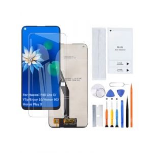 H&LYCYJ &Eacute;cran LCD de rechange pour Huawei P40 Lite E/Y7p/Enjoy 10/Honor Play 3/Honor 9C ART-L28 ART-L29 ART-L29N avec kit (ForceSquareLine, neuf)