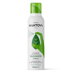 Basilico Spray à l'huile d'olive extra vierge 100 ml – Huile de pulvérisation italienne – Spray léger – 100 % naturel, 100 % léger, 100 % facile – Avec le spray vous économisez jusqu'à 90 % de produit (Compagnia Alimentare Italiana Spa, neuf)