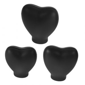 WOFASHPURET 3pi&egrave;ces Prot&egrave;ge-pinceaux Silicone R&eacute;utilisables Forme de C&oelig;ur Lot pour Prot&eacute;ger les Poils et Garder la Trousse de Maquillage Propre (Leiyun, neuf)