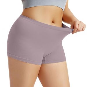 Chanpning Anti Frottement Cuisse Femme sous Robe Culottes sans Couture Boxer Short Sécurité Taille Haute Pantalons De Cyclisme Sport Douce Culotte sous Jupe Shorty Gainant sous-Vêtements (Blingko, neuf)