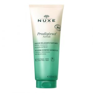 NUXE – Gel Douche Relaxant au Néroli Bio, Senteur Prodigieuse pour une Douche Apaisante (400 mL) - lot de 3 - Vendu par Lot (Marché Parisien, neuf)