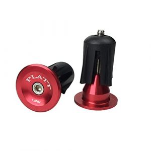 PLATT Bouchon Guidon Velo, Embouts de Guidon Capuchons d'extr&eacute;mit&eacute; de Bicyclette en Alliage d'aluminium pour v&eacute;lo de Route et VTT (PLATT FR, neuf)