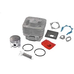 PerfektGarten Cylindre et piston de 44 mm pour débroussailleuse, compatible avec WOODSTAR MFW52-4P, Argenté, Alimenté par carburant (perfektgarten, neuf)