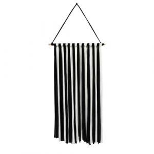 Hrlace Porte-barrettes &agrave; cheveux pour filles - Support de rangement pour cheveux - Organiseur &agrave; suspendre - Support de bandeau - Support de rangement pour b&eacute;b&eacute; et enfant - Noir et blanc (Kunpengfa, neuf)