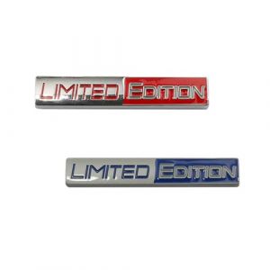 3D Voiture Limited Edition Logo, 2 Pcs Autocollant De Voiture Arrière Fender Emblem Badge Limited, Emblème adhésif Limited Edition, 3D Stickers Voiture Autocollant Emblème Voiture (Gobfar store, neuf)