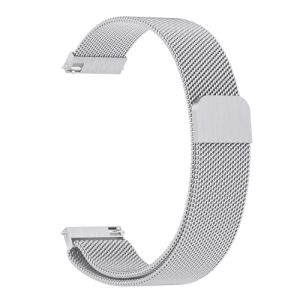 Vancle M&eacute;tal Bracelet pour Montre Homme Femme, D&eacute;gagement Rapide, Bracelets de Remplacement &agrave; Aimant Magn&eacute;tique en Acier Inoxydable en M&eacute;tal pour Montre de 20mm 22mm (Argent, 22mm) (YYEnSiNuo, neuf)