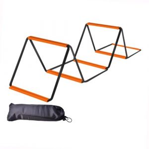 predolo &Eacute;chelle D'agilit&eacute;, &eacute;quipement D'entra&icirc;nement D'agilit&eacute;, &eacute;chelle de de Football Polyvalente, Pliable et de Coordination pour Les SP, 6 Grilles avec Sac (mubenbeo, neuf)
