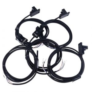 5 Pièces Interrupteur Photoélectrique en Forme de U Commutateur de Capteur de Cellule Photoélectrique Type de Fente Commutateur de Capteur Photoélectrique 5mm Distance de (Gytibedv, neuf)