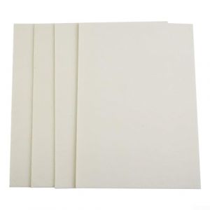 Papier d'étanchéité haute température, format A4, joint de conduit en papier en fibre de céramique, matériau d'isolation ignifuge (B) (HOgardenME, neuf)