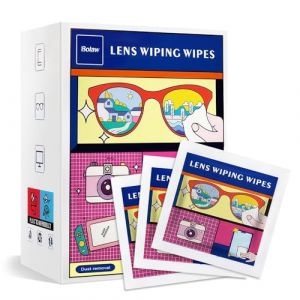 Lot De 100 Lingettes Nettoyantes pour Lunettes,lingettes jetables emball&eacute;es individuellement pour lunettes,Nettoyage des Lentilles &Eacute;cran Ordinateur Smartphones,Elimine les Traces de Doigts (shenzisu, neuf)