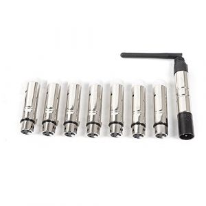 Contrôleur DMX Sans Fil Kit Récepteur Emetteur Contrôleur pour Feu à tête mobile, éclairage de scène,lumière de scène DJ 2.4G 8PCS DMX512 Partie Lumière sans fil (Ainyla, neuf)