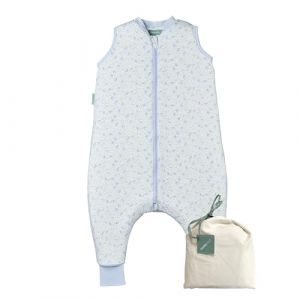 molis&co. Gigoteuse a Pied - Gigoteuse Bébé Tog 1-100% Coton (Oeko-TEX) - Coton Turbulette Gigoteuse Longueur Ajustable (120-130 cm) pour Garçon en Fille - Blue Lily (Molis&Co, neuf)