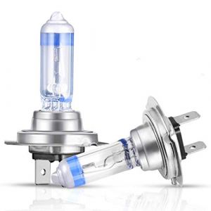 AGPTEK 2X H7 Ampoules Xénon 12V 55W Super Brillant, Phares Voiture Ampoules Auto Moto Nouvelle Version Feux de Croisement Lampe Halogène Véhicule (Dreameater, neuf)