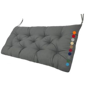 Coussin de Banc Exterieur/Interieur，avec Attaches Antidérapant Coussin de Siège 90x50/100x50/110x50/120x50cm Jardin Coussins Assise pour Baie Vitrée/Terrasse/Balcon/Cuisines(Color 1,90x50x5cm thick) (amzgyc, neuf)