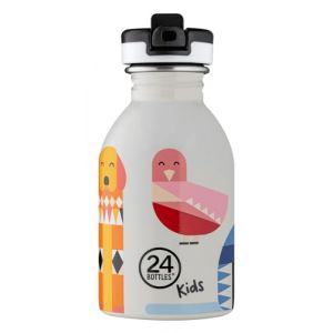 24Bottles Kids - Gourde isotherme 250 ml avec paille - 24 h froid 12 h - Couvercle scell&eacute; - Environnementalement responsable (24Bottles, neuf)