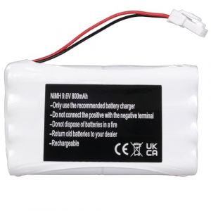 2400720 Batterie pour Somfy M3 HR15/51, 5008956 5071688 9001001, Compatible Moteurs Freevia, GDK, SGA et SGS, Moteurs Somfy Elixo 500 3S IO/GDK 3000, GDK 700 (800mAh, 9.6V) (Aofonchy, neuf)