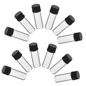 SHERCHPRY 100pi&egrave;ces R&eacute;cipients pour &Eacute;chantillons Verre Petits Flacons Verre Transparent Flacons &Eacute;chantillons avec Bouchon &agrave; Vis pour Cosm&eacute;tiques et Laboratoire (Dnna Huang, neuf)