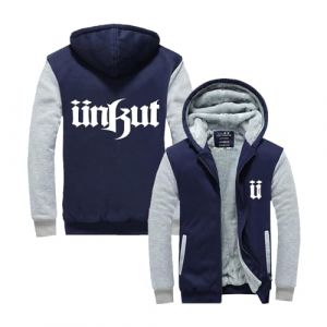 GLLUSA Cardigan &Agrave; Capuche pour Hommes pour Unkut Manches Longues Manteaux Imprim&eacute;s Automne-Hiver Sweat-Shirts &Agrave; Fermeture &Eacute;clair Hauts Vestes D&eacute;contract&eacute;es-Light Gray||L (TaiyuanshiJiancaopingqujinghuikunfuzhuangdian, neuf)