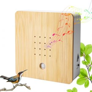 Boîte à sons avec détecteur de mouvement avec support mural - Chant d'oiseau avec chant d'oiseaux relaxant - Source de la forêt - Bruits naturels (XULAI LIMITED, neuf)