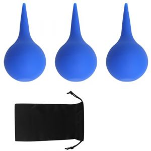 Huweko 3PCS Poire Lavement Oreilles,Poire Oreille,Poires de Nettoyage D'oreilles Doux,pour Le Rin&ccedil;age Des Oreilles Adultes Enfants,Poire Effil&eacute;e Poire Oreille (Bleu 60 ML) (Zhang Yanfang52121, neuf)