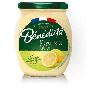 BENEDICTA - Ben&eacute;dicta Mayonnaise Citron Bocal 255G - le Lot De 4 (IC-Boutique, neuf)