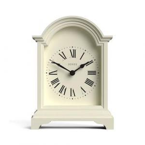 JONES CLOCKS&reg; Bistro Horloge de chemin&eacute;e | Design Classique &agrave; Arche | Cr&egrave;me p&acirc;le | Style Contemporain pour chemin&eacute;e, Bureau, Table, &eacute;tag&egrave;re ou Chevet (Newgate World Ltd, neuf)